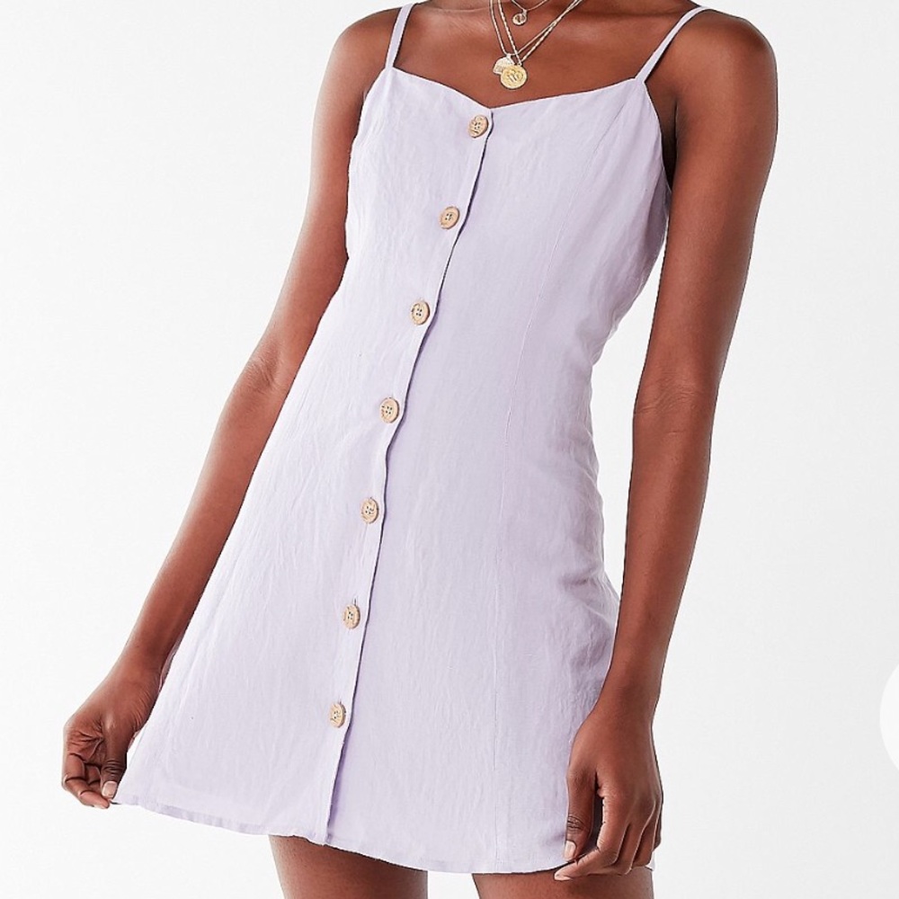 Urban Outfitters - Button down Strap Back Dress